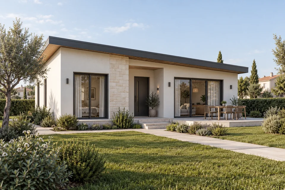 PXL Denge 85, 2+1, 85 m² tek katlı villa konsept görselleştirmesi